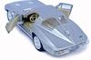 Kinsmart 1963 Corvette Stingray Машинка-миниатюра с инерционным механизмом 1/36 (Серебряный)
