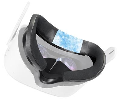 SOULWIT Face Cover для Quest 2 Facial Interface Охлаждающий гель для лица Сменные подушечки из пеноматериала Носовая накладка Дышащая лицевая накладка для Quest2 VR Аксессуары
