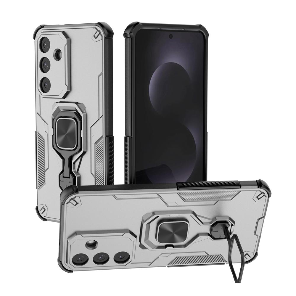 Чехол для Samsung Galaxy S25 FE Магнитный держатель-кольцо Противоударный Бронированный Чехол для телефона для Galaxy S25FE 5G Защита камеры Fundas