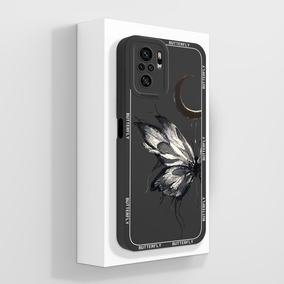 Чехол для Redmi Note 10 10T 10S Фантазийный Цвет Цветов Чехол для Телефона Для Xiaomi Redmi Note10 4G 5G Мягкие Жидкий Силикон Задние Крышки