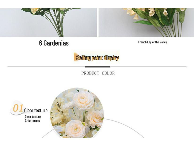 Свадебный декор из шелковых цветов шампанского - Искусственные элементы цветочного оформления потолка и прохода