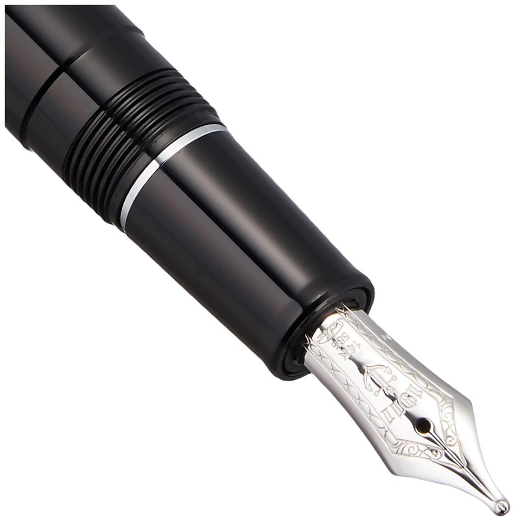 Sailor fountain pen Profit Light Silver Trim Black Zoom 11-1039-720
