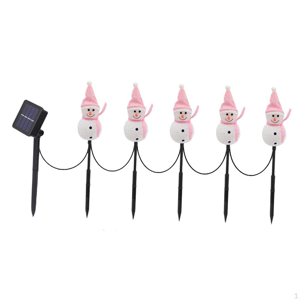 Christmas Path Lights, Solar Powered, Multipurpose Walkway Decorations for