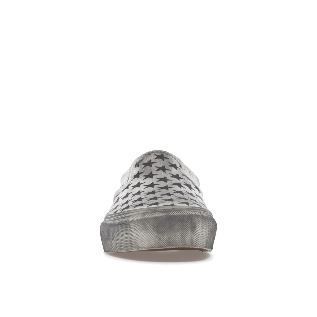 Bianca Chandôn x Vans Classic Slip-On VLT LX Stressed Black Unisex Sneakers White VN0A3QXYBA2