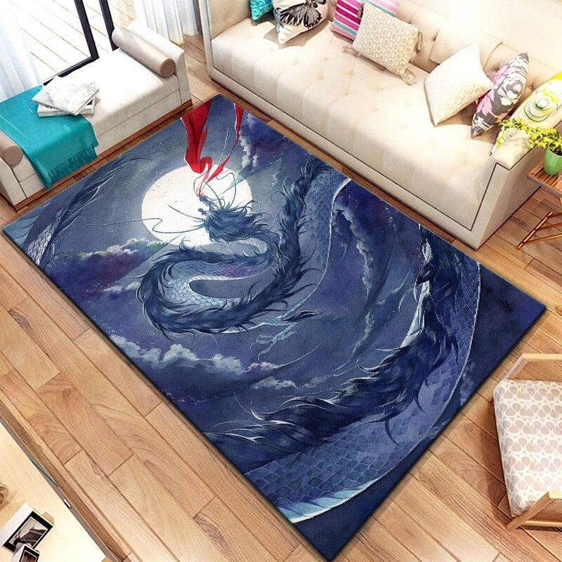 Китайский дракон HD ковер на заказ, домашний декор, коврик для кемпинга, кухонный коврик для туалетной комнаты, коврик для йоги, коврики для гостиной, милый ковер
