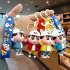 Брелок Shinchan Crayon Sweet Очаровательный 3D Мультяшный Резиновый Шарм для Ключей и Сумок