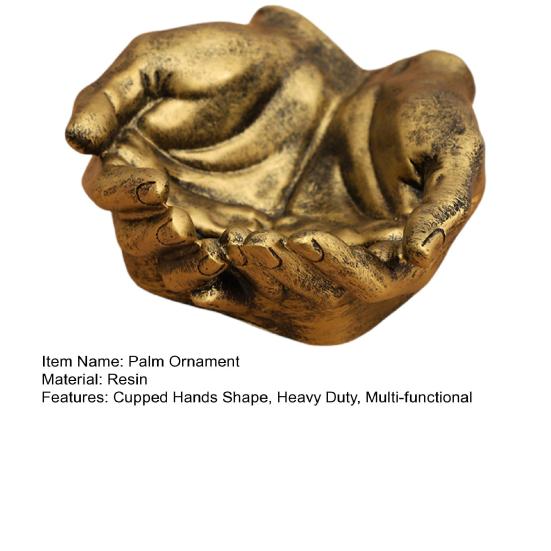 Чаша для хранения рук в форме ладони, украшение из прочной смолы для домашнего офиса, многофункциональная коробка для хранения часов, ювелирных изделий, ключей, безделушек, держатель, органайзер