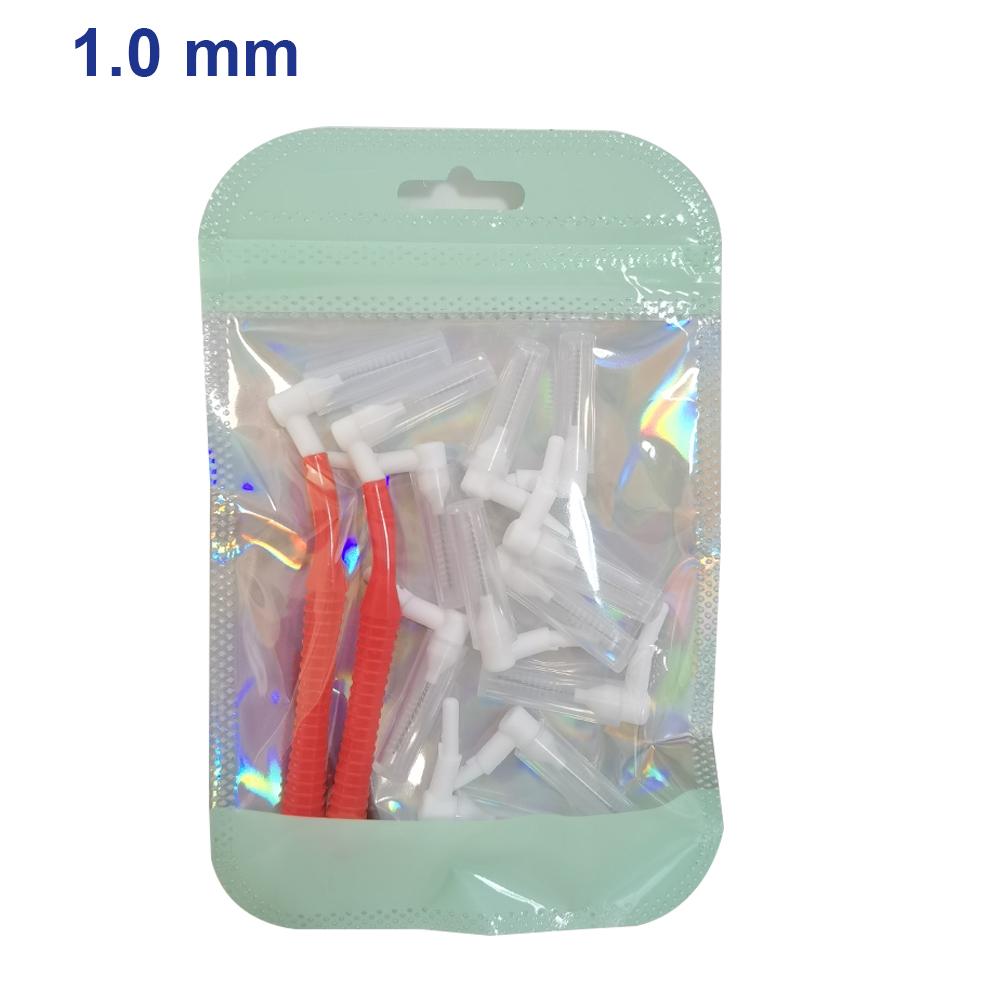 Interchangeable Interdental Brush Cleaning Between Teeth Oral Care Replaceable Orthodontic Toothpicks L Shape Tooth Floss