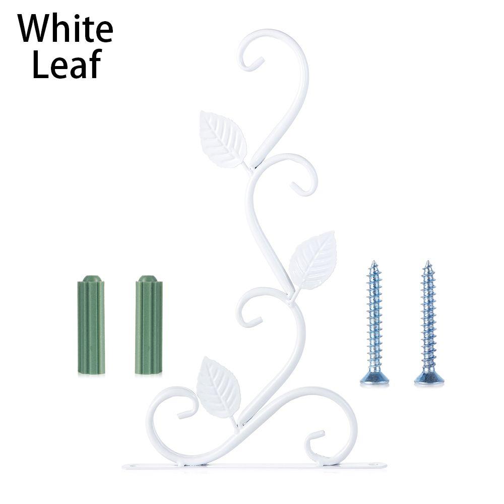 Wall-mounted Retro Garden Planter Hooks Flower Basket Bracket Metal Plant Bracket Wall Hanging Hook