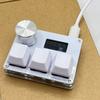 O3C SayoDevice OSU O3C Rapid Trigger Hall Switches Magnetic Pink Switches Keyboard With Knob Screen Copy Paste Shotcut