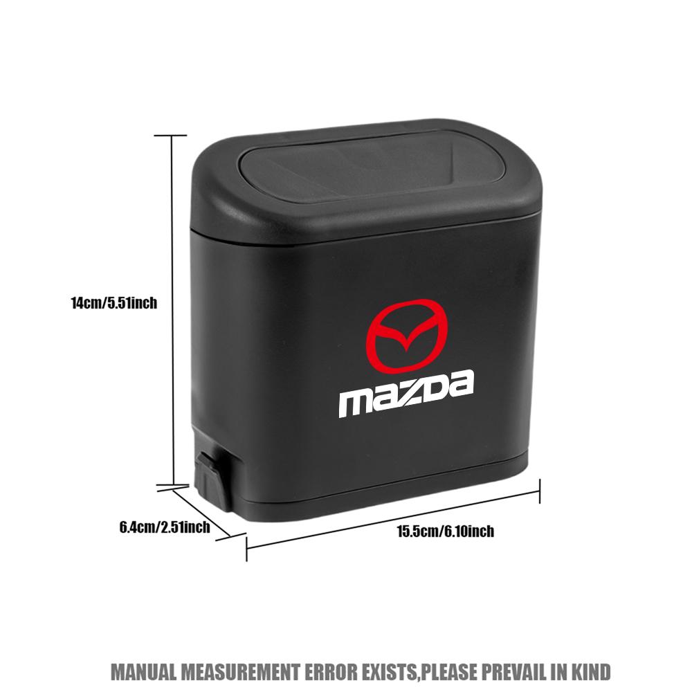 Car Trash Can Hanging Garbage Storage Box Vehicle Interior Accessories For Mazda 3 Axela Atenza CX30 CX-30 CX-5 CX5 CX3 CX-3