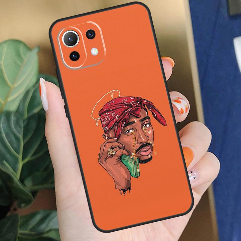 Чехол Tupac 2Pac Shakur для Xiaomi 15 14 Ultra 13T 14T 15T Pro 17 Pro Max POCO X7 Pro X5 X6 F5 F6 F7 F8 Чехол