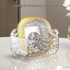 Набор тарелок Wohe Crystal White Bone с основанием-алмазом
