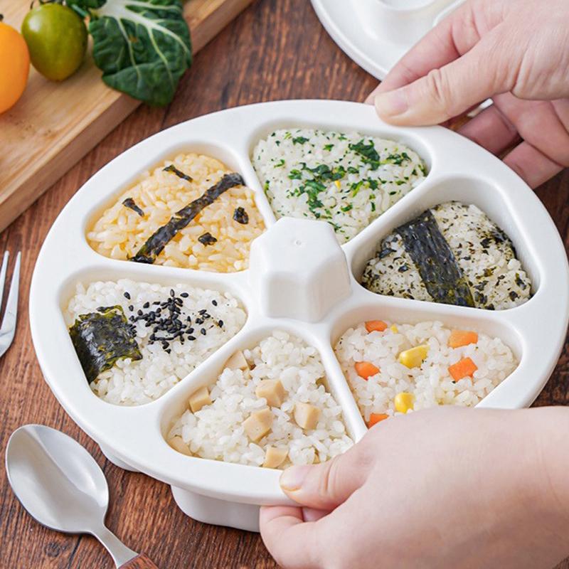 Форма для суши своими руками, треугольный рисовый шарик, ланч-бокс, шарик для риса с луком, пресс для еды, треугольная форма для приготовления суши, набор для суши, кухонные принадлежности