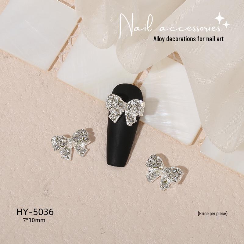 Украшения для ногтей: Бант, Сердце, Луна, Цветок, Бабочка, Стразы