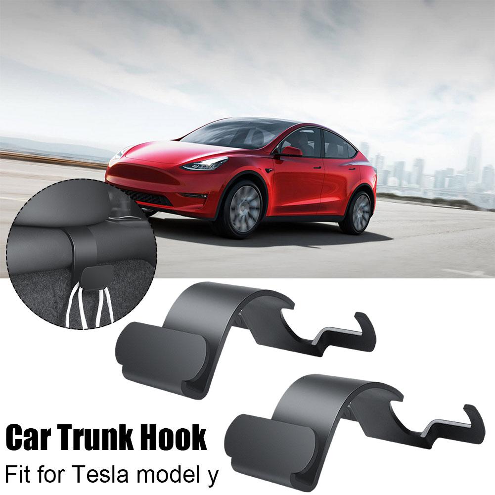 For Tesla Model Y 2025 Trunk Hook Accessories Storage Holder for Tesla Model Y Bag Umbrella Hanger Rear Trunk Hook Accessories
