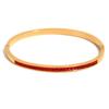 MamacitaSlay 316L Stainless Steel Zircon Bangle 18K Gold Plated Waterproof Jewelry For Women Minimalist Stackable Bracelet Gift