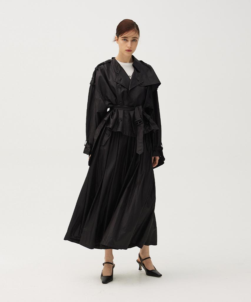 Meuameu Recycle Trench Skirt