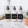12PCS Bathroom Labels for Soap Dispenser, Removable Bathroom Organization Labels, Waterproof Bottle Labels for Shampoo Conditioner Body Wash (Black)