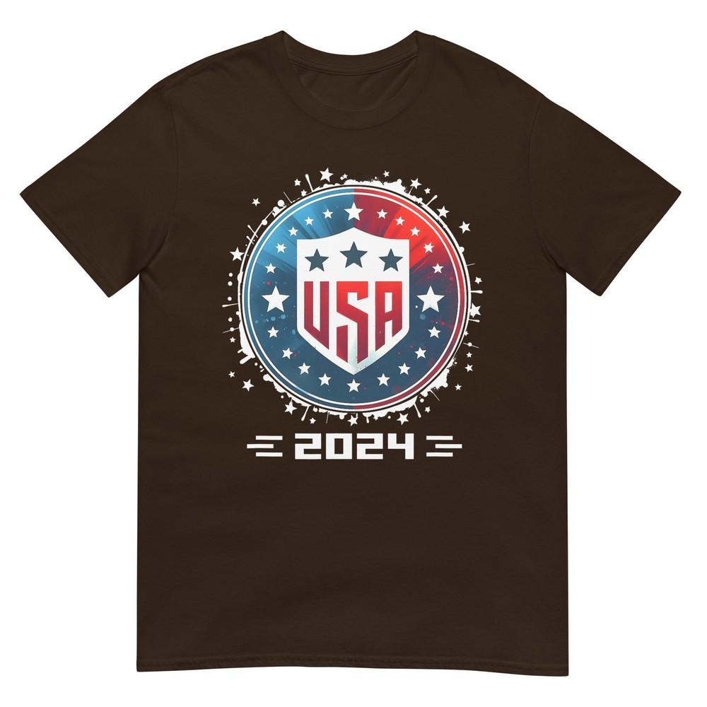 США 2024 Go United States Спорт Команда США 2024 Футболка США