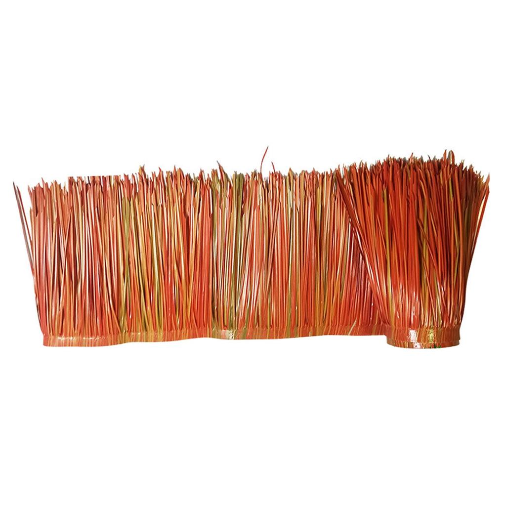Artificial Straw Roof Thatch 100x50cm Exquisite Workmanship Versatile Accessories PE Synthetic Material Decoration Sturdy