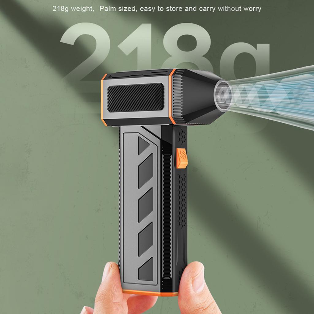 Ручной реактивный вентилятор Бесщеточный двигатель Автомобильная сушилка Воздуходувка Турбовентилятор 120000 об/мин Регулируемая высокая скорость