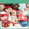 Red Christmas Theme Pattern Gift Surprise Box Holiday Decoration Prop Atmosphere
