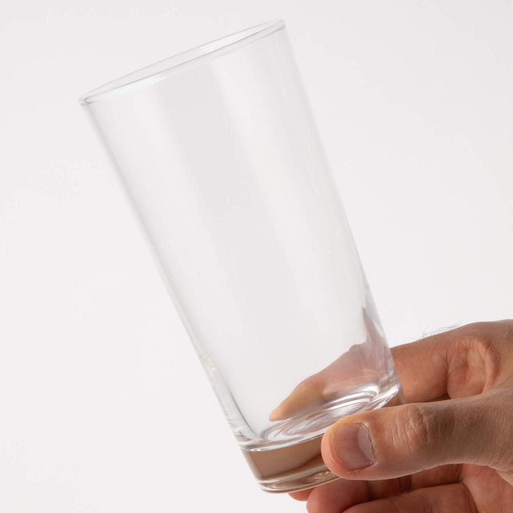 Toyo Sasaki Glass Tumbler Glass HS Tumbler Long Tumbler 435ml Set of 6 Made In Japan Dishwasher Safe Unbreakable Glass Cup Coffee Glass Beer Glass