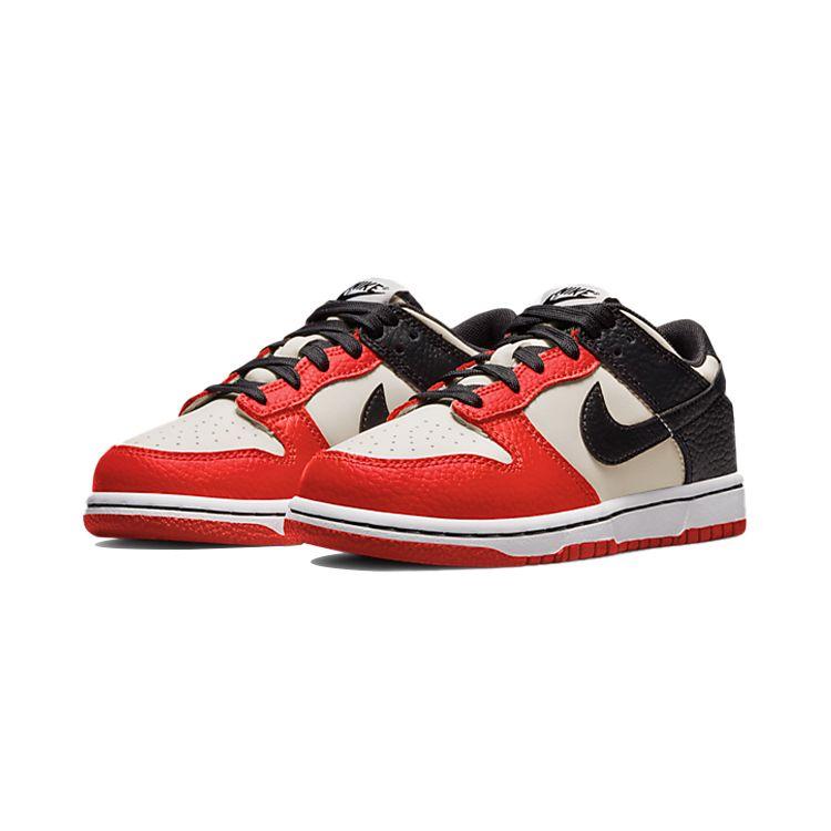 NBA x Nike Dunk Low EMB PS 75-летие - Bulls Детские кроссовки Красный Парусный Черный DC9564-100