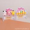 Милый вафельный рожок для мороженого, подставка для демонстрации мороженого, модель, украшение для кукольного домика, игрушка для детского игрового домика