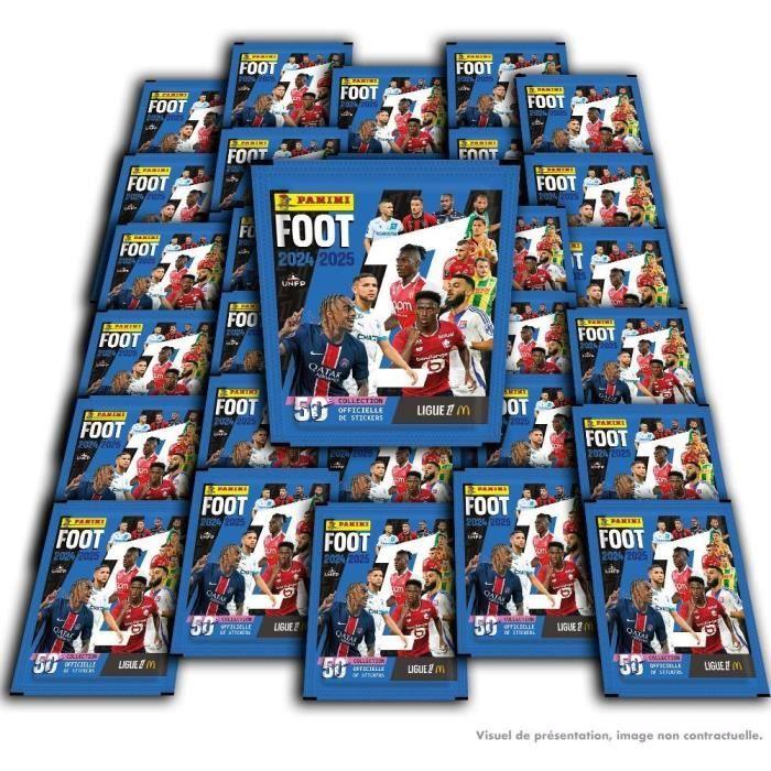 Boîte - PANINI - Foot Ligue 1 2024-2025 - McDonald's - 50 pochettes - 350 stickers