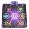 Light Up Dance Mat Toy for Kids Wireless Bluetooth Built In Music Adjustable Volume 6 Buttons Anti