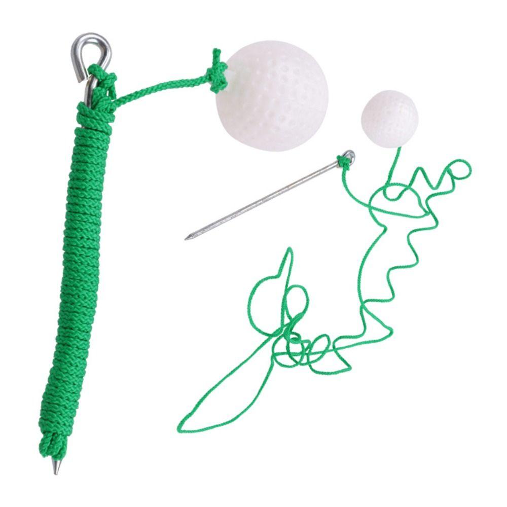 Air Flow Rope Golf Balls Training Aid Training Rope Ball Portable Golf Driving Ball Backyard