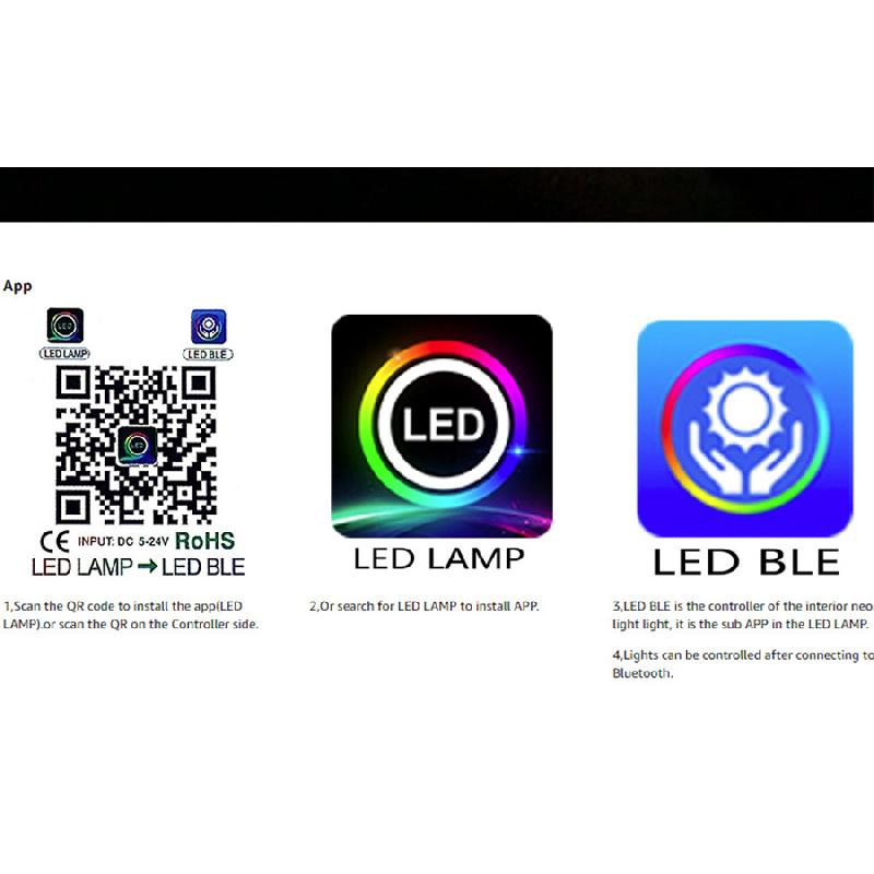 Автомобильная RGB светодиодная лента для интерьера, декоративная ambient лампа, комплект для Tesla Model 3 Y 2021