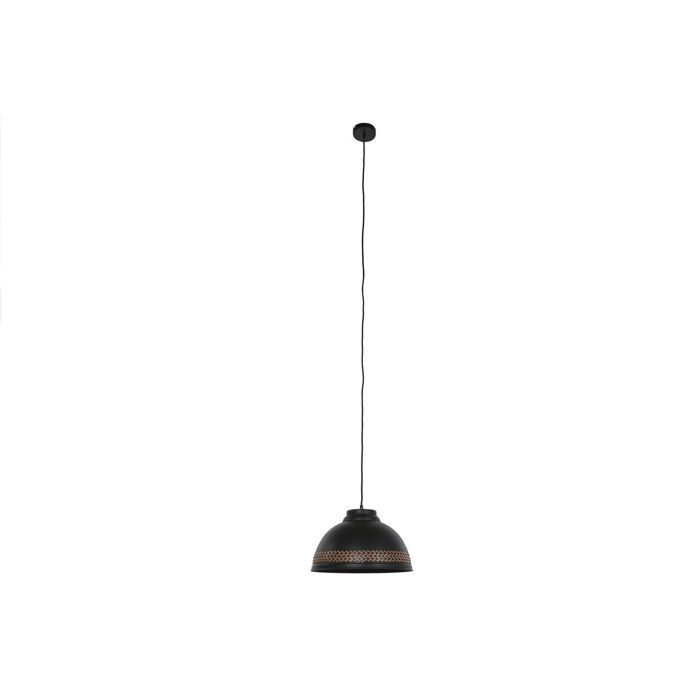 Suspension métal - DKD Home Decor - 39x39x22 cm - Marron Noir Crème - 50W - E27 (x2)