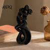 Орнамент для пары, простой в уходе, 3D-печатная статуэтка танцора танго, абстрактная фигурка в элегантной бальной позе, современная формованная фигурка, минималистичный декор для дома