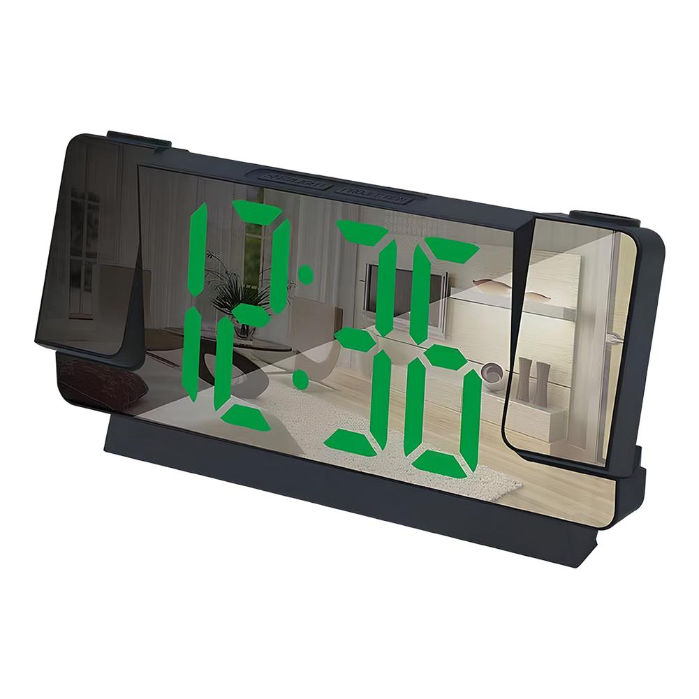 LED Digital Alarm Clock Multifunction Intelligent Luminous Clock Large Screen Projector Ceiling Clock Bedroom Bedside Decoration