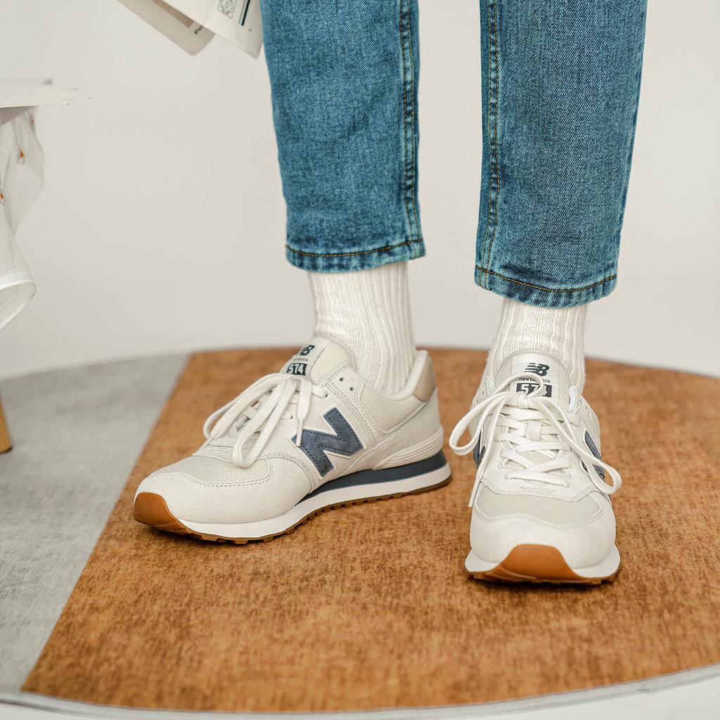 New Balance 574 Light Cliff Grey Indigo Unisex Sneakers ML574LGI