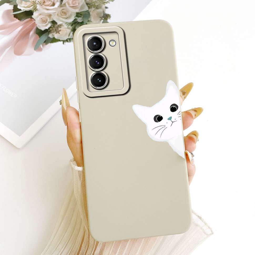 Чехол для Samsung Galaxy S21 Plus Мягкий Силикон Конфетный Расписной Чехол для Телефона Для Samsung S 21 S21+ Plus 5G Задняя Крышка Корпус