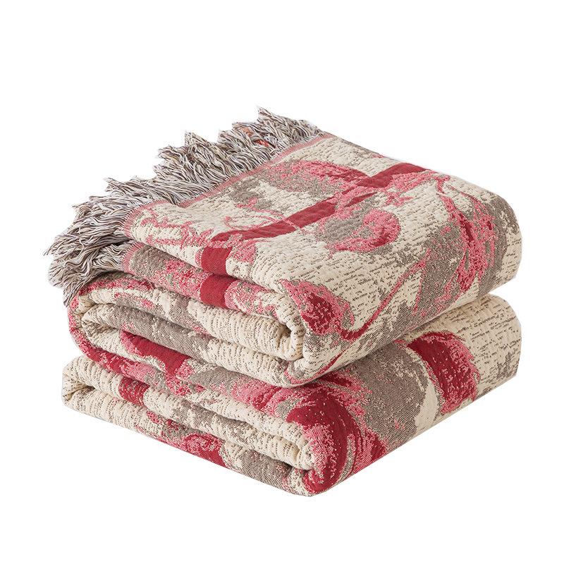 Взрослый Утолщенный Хлопковый Марлевый Плед Полотенце Одеяло Пара Летнее Прохладное Одеяло Летнее Тонкое Покрывало Плед Для Дивана Кровати Дремоты