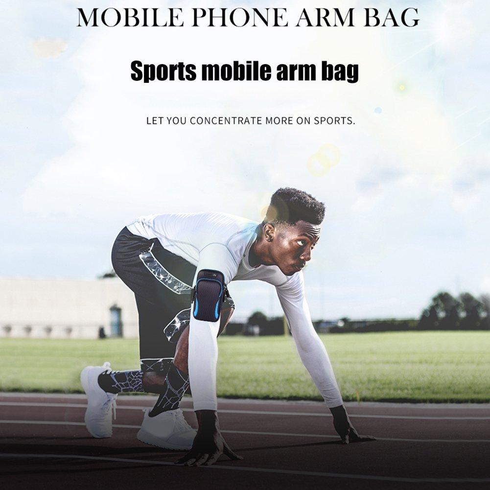 Sports Phone armband Phone Arm Bag Protective Sleeve Blue