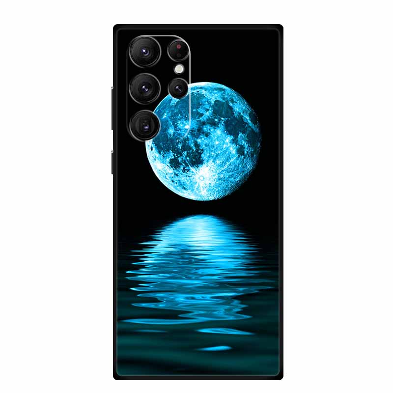 Чехол для Samsung S22 / S23 Ultra S23Ultra Черный Силиконовый Мягкий Чехол для Телефона Для Samsung Galaxy S22 Ultra Задняя Крышка Чехол S 23 Ultra