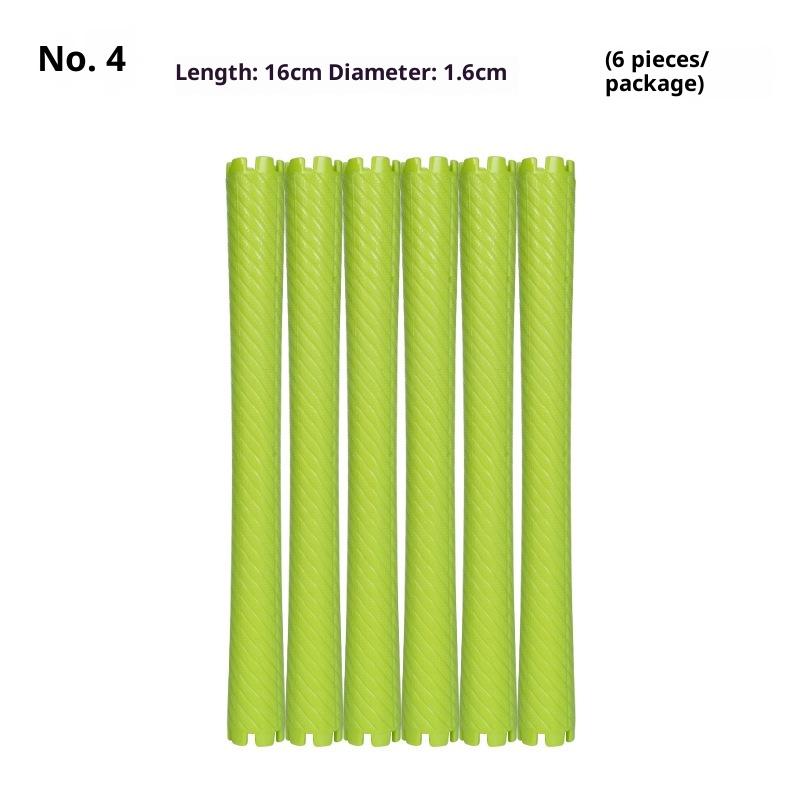 6pcs Heatless Hair Curler No Heat Hair Rollers Soft Curling Rod Pull Core Lazy Curls Flexi Rods Wave Formers Hair Styling Tools