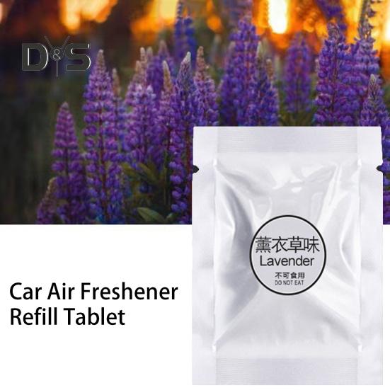 10Pcs PE Car Aromatherapy Tablets Refresh Your Ride with Customizable Fragrances Easy Install Scratch Free for All Car Models