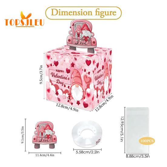 Копилка, подарочная коробка для денег на День святого Валентина, выдвижная карта и прозрачные пакеты, украшение-сюрприз