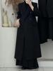 2025 Autumn/Winter Women's Double-Sided Cashmere Wool Coat, Suit Collar, Korean Style, Waist-Slimming, Figure-Flattering.