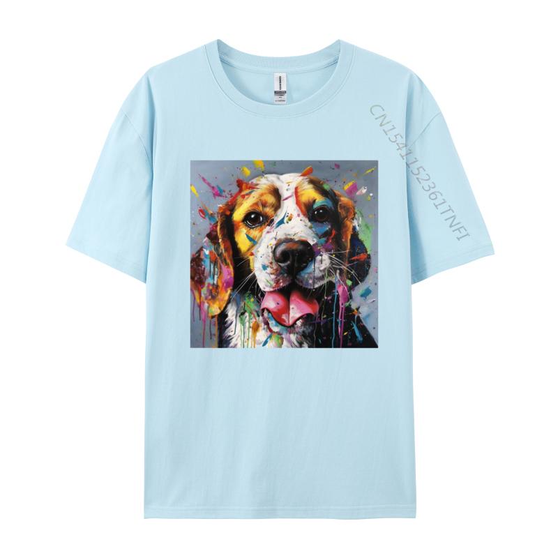 Beagle Curves TShirt Funny Beagle Dog Tshirts Custom Tops T Shirt 2024 Newest Black Clothing Shirt Unisex
