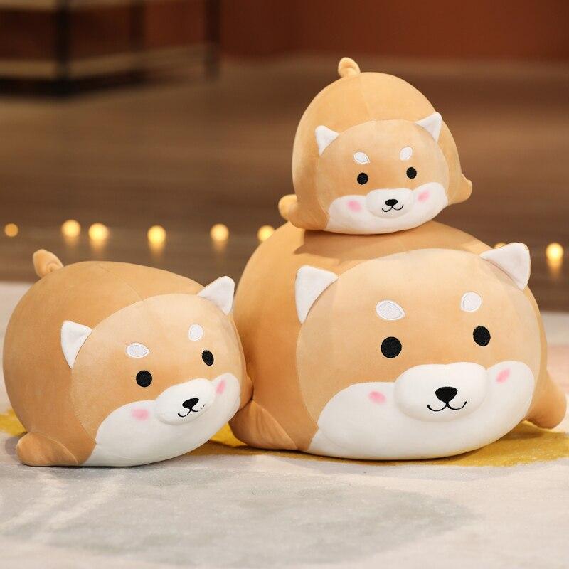 26/35/48 см милые собаки корги и сиба-ину плюшевые игрушки чучела животных мягкая подушка для сна куклы дети Kawaii Рождественский подарок