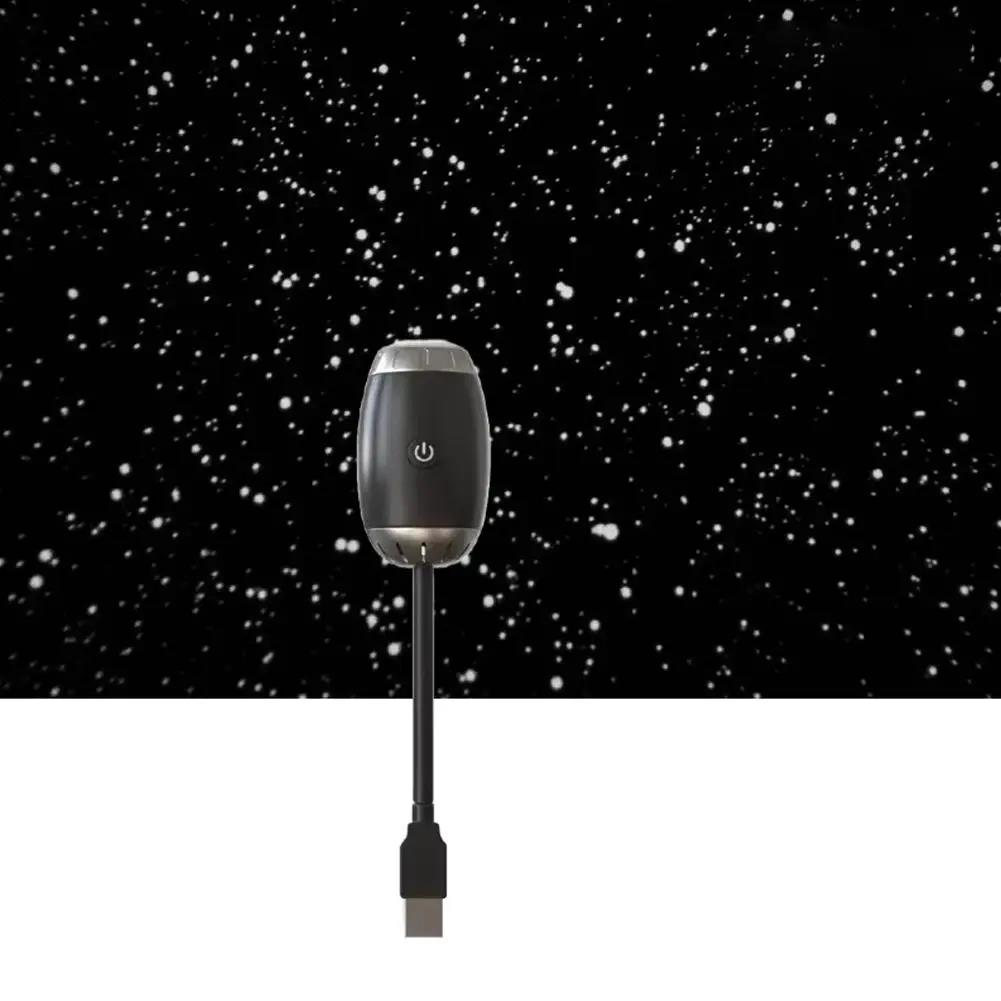 LED Starry Car Ambient Light USB Adjustable Focus Saturn Galaxy Large Range Projection Romantic Party Interior Decor Light Neon Lights 4
