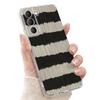 Модный чехол в полоску с уткой и сердцем для Samsung Galaxy S26 S25 Ultra S24 S23 S22 Plus S21 FE A54 A55 A16 A26 A36 A56 A17 A27 A37 A57 5G Прозрачный мягкий чехол